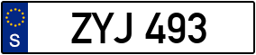 Truck License Plate